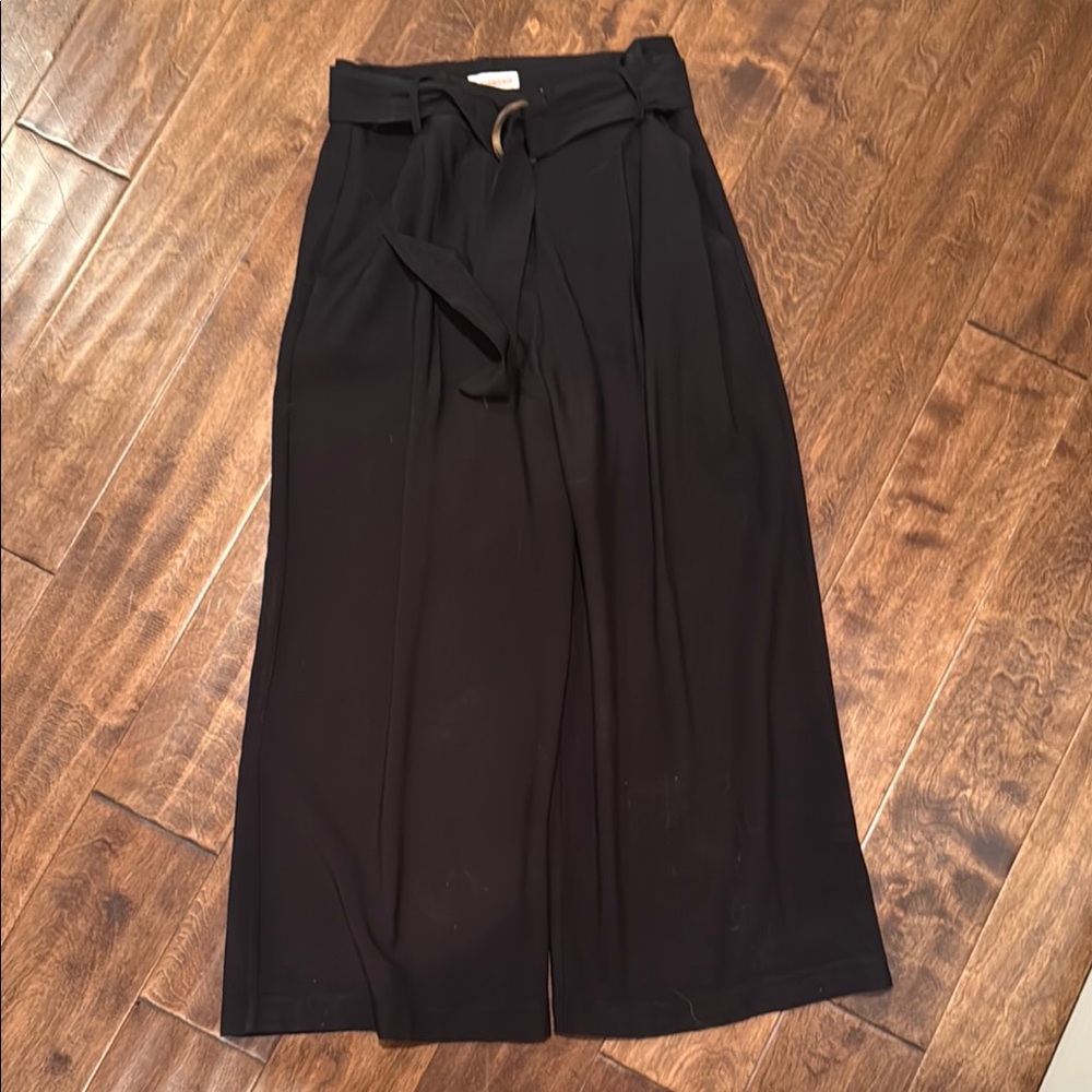 re:named Black Wide Leg Pants